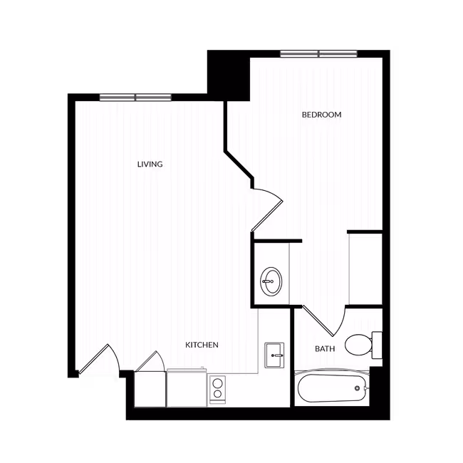 Unit 431 floor plan
